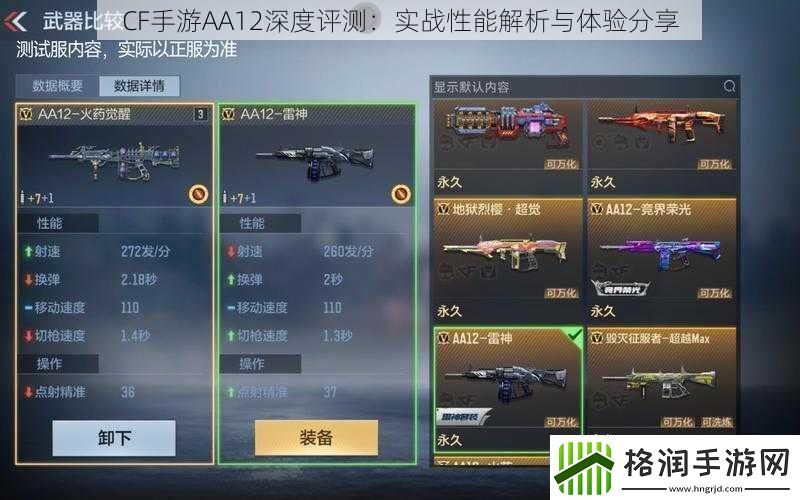 CF手游AA12深度评测