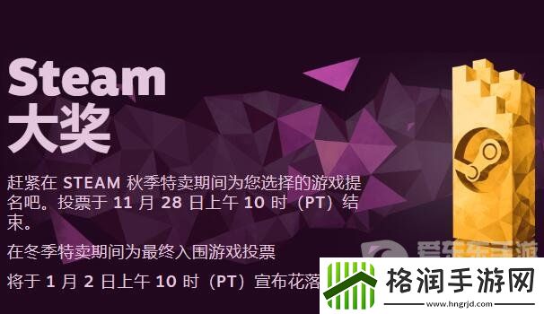 2023steam大奖投票入口在哪