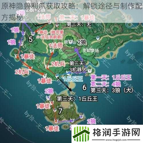 原神隐兽利爪获取攻略