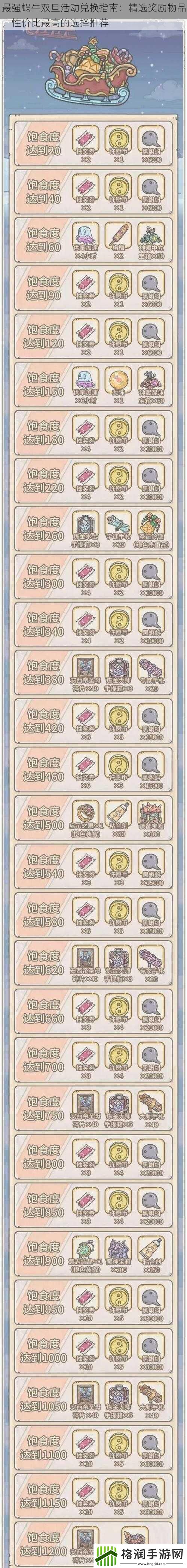 最强蜗牛双旦活动兑换指南