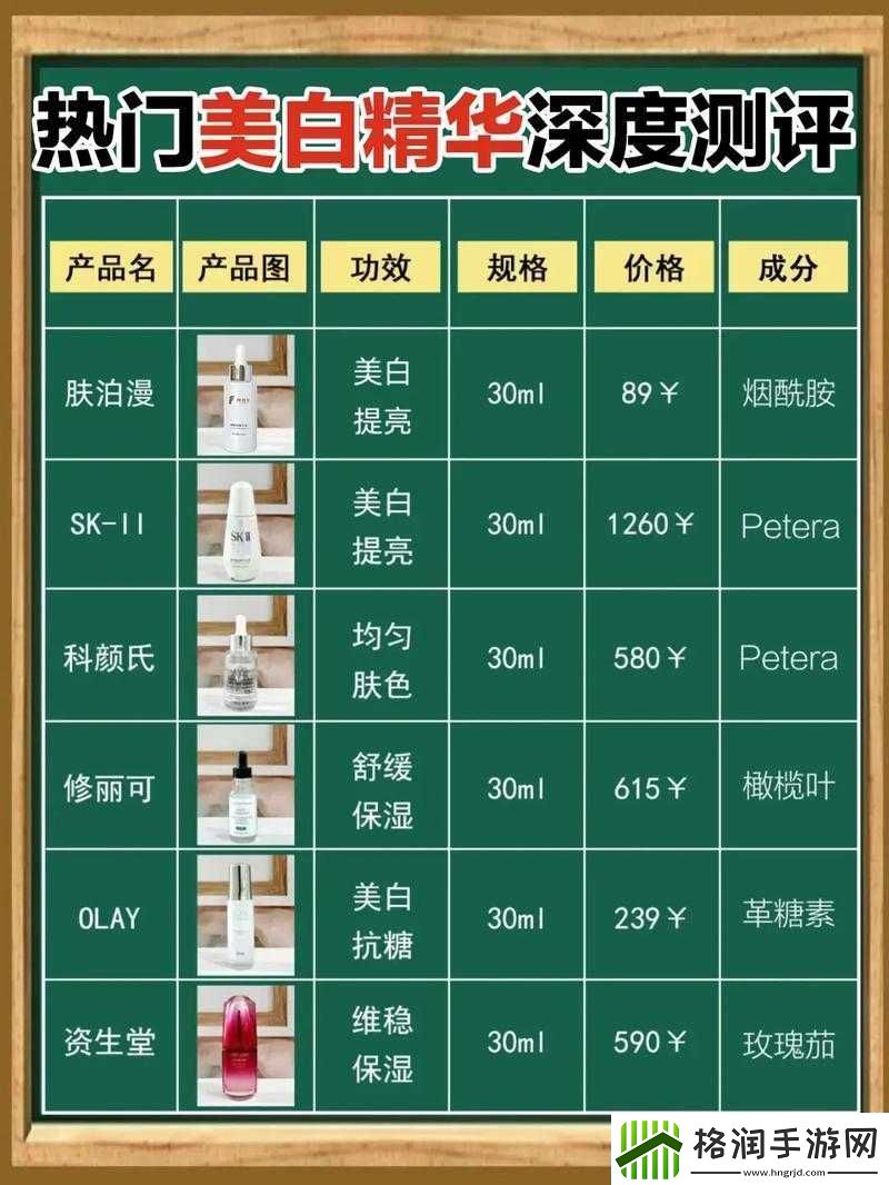 国产精华最好的产品