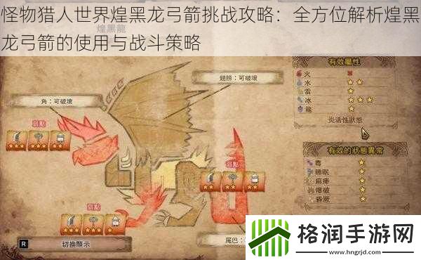 怪物猎人世界煌黑龙弓箭挑战攻略