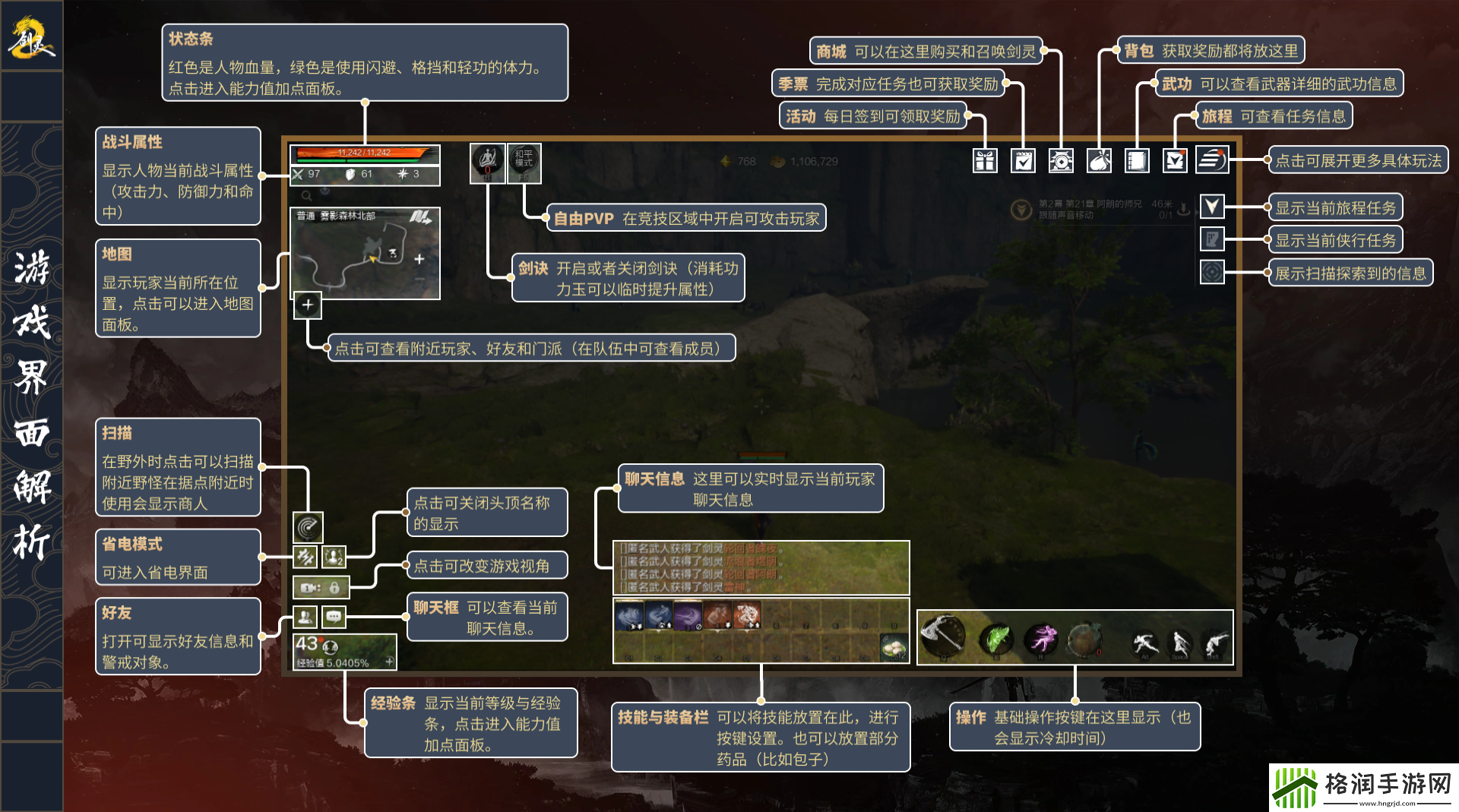 剑灵2游戏UI界面全解析