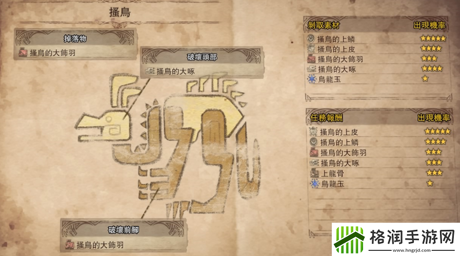 怪物猎人世界搔鸟弓III图鉴详解