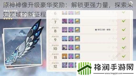 原神神像升级豪华奖励