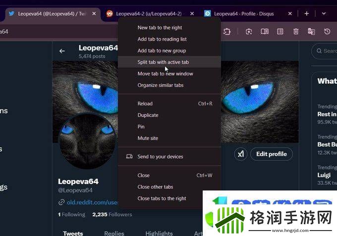 Chrome将推拆分标签页功能