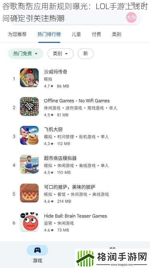 谷歌商店应用新规则曝光