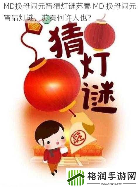 MD换母闹元宵猜灯谜苏秦