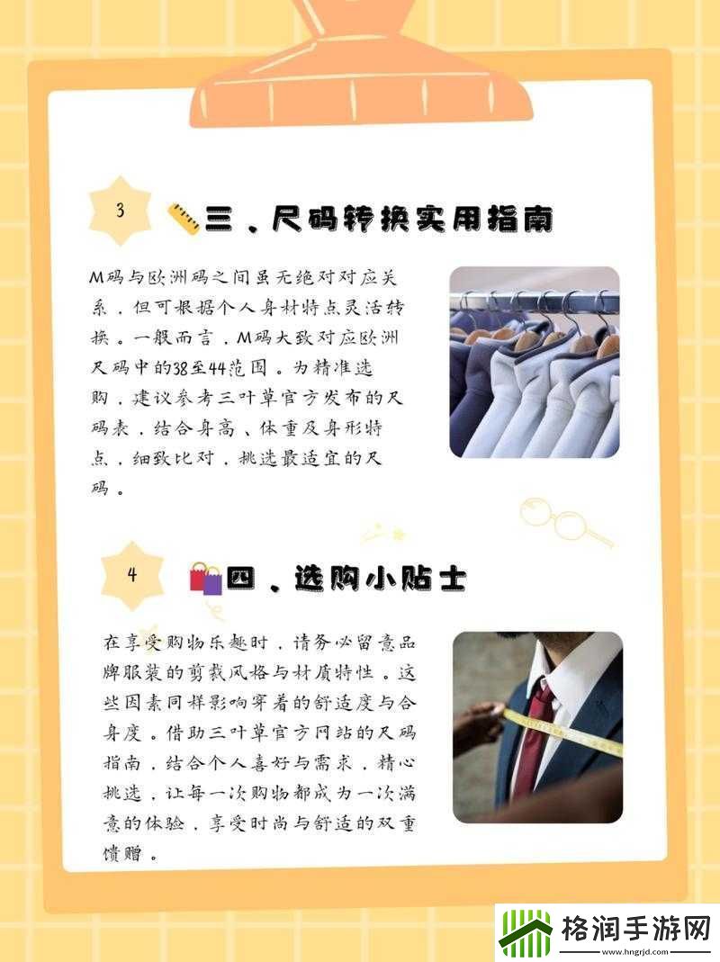 三叶草M码与欧洲码详细区别解析