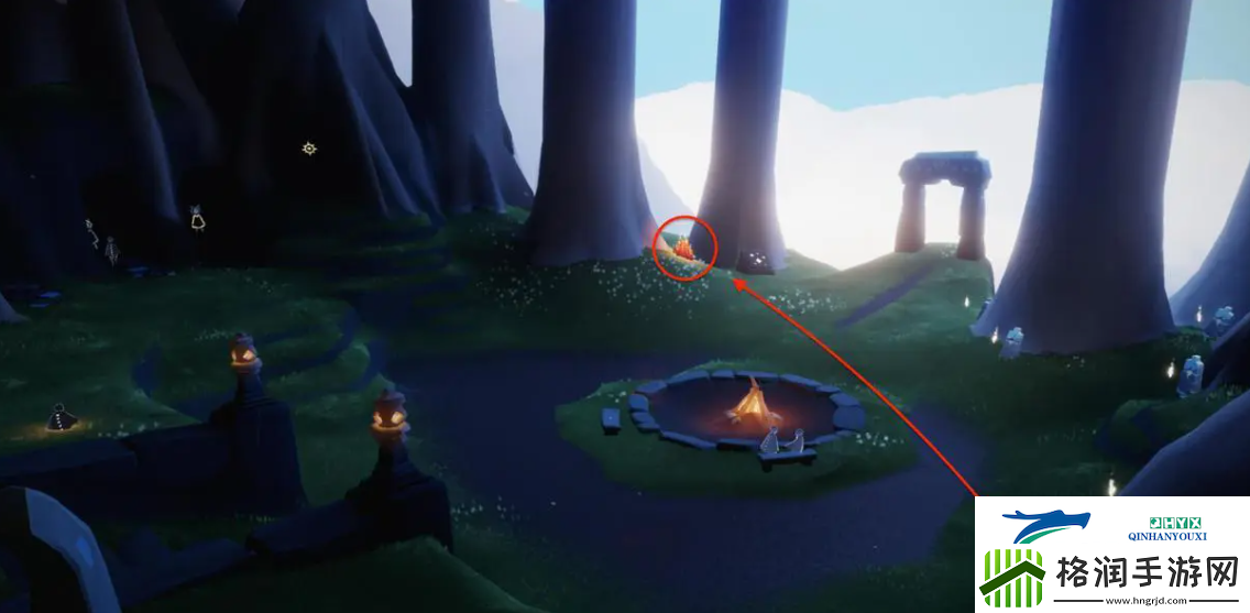 光遇2月12日大蜡烛位置攻略