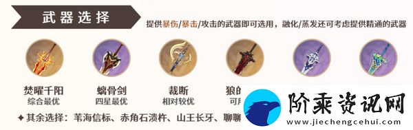 原神玛薇卡武器选择攻略