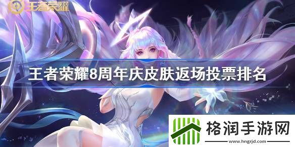 王者荣耀8周年庆皮肤返场投票排名