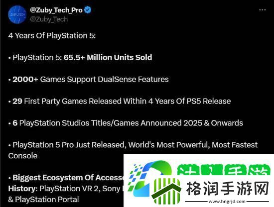 PS5发售已四年！博主总结里程碑