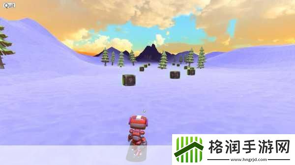 冰雪世界中的极速盛宴