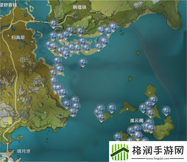 原神星螺分布图采集路线最优推荐