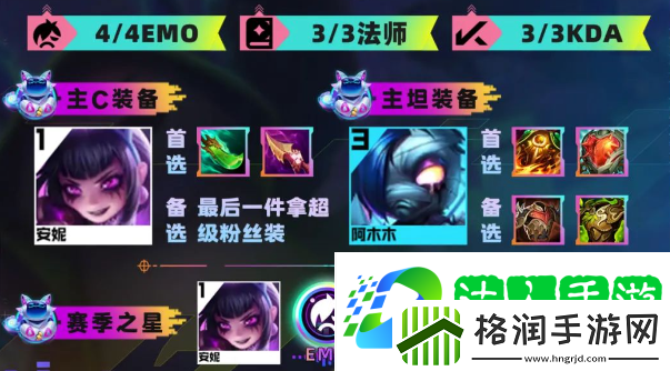 云顶之弈s10无限火力安妮阵容推荐