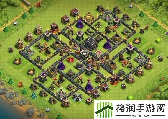 部落冲突9本最强防御布阵怎么搭配