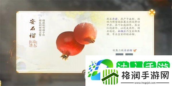 射雕手游安石榴怎么获得