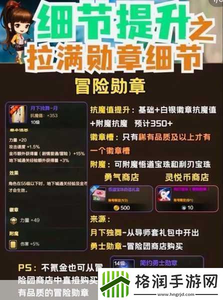 DNF稀有徽章升级攻略