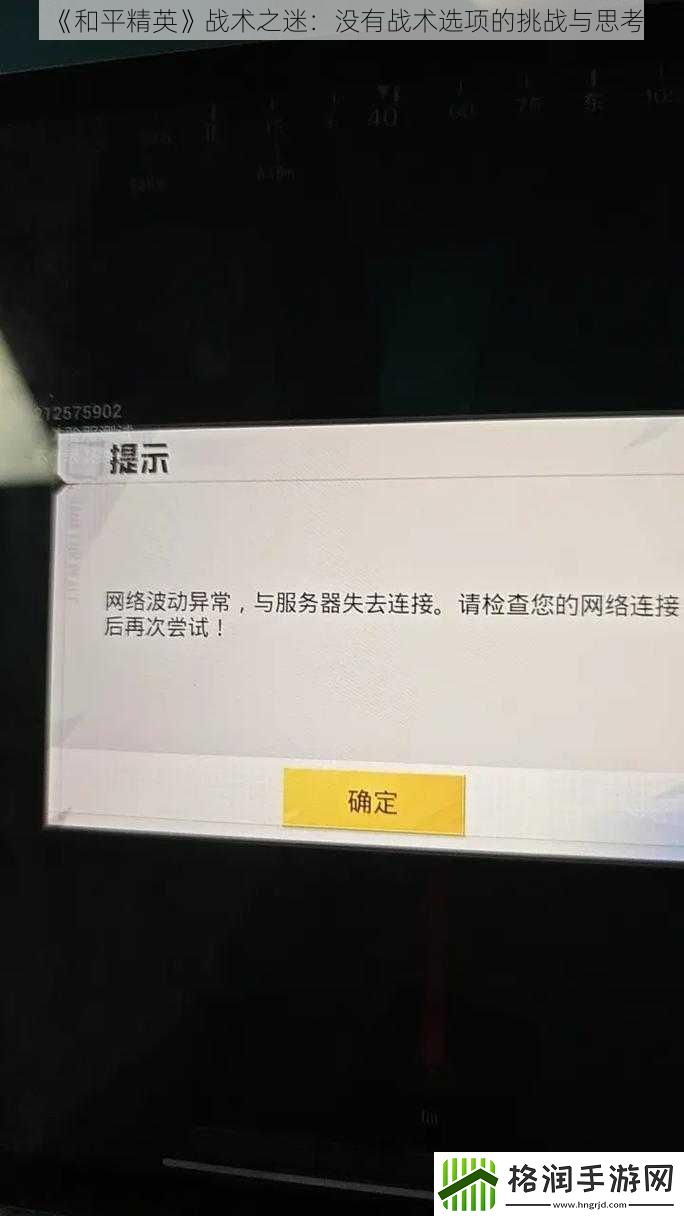 和平精英战术之迷