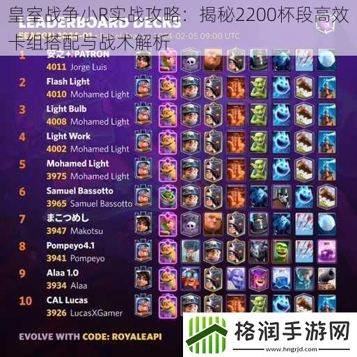 皇室战争小R实战攻略