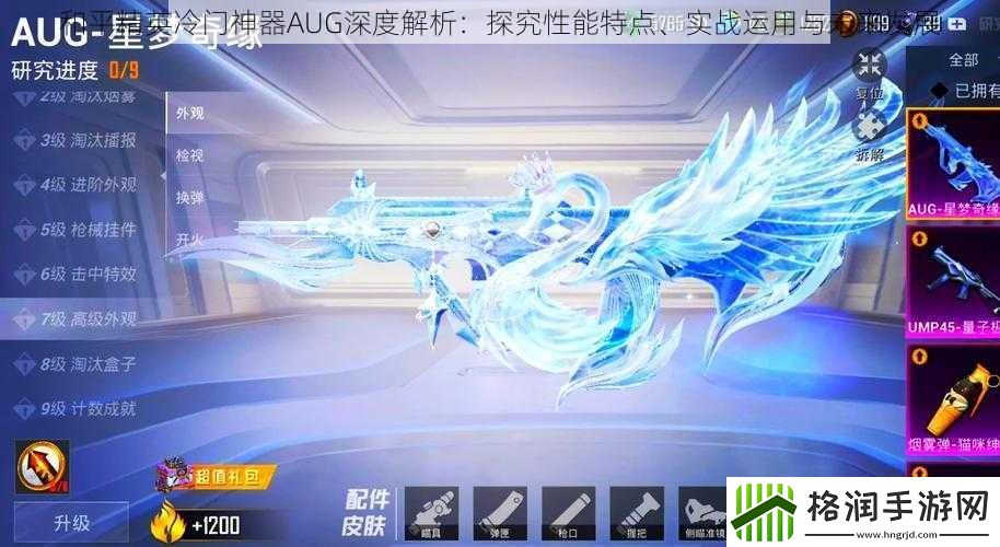 和平精英冷门神器AUG深度解析