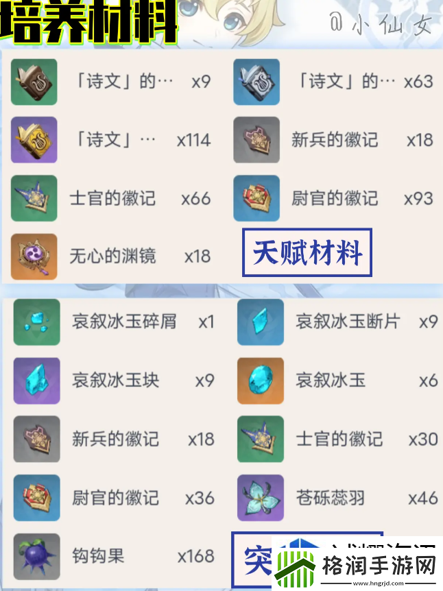 手机游戏新角色