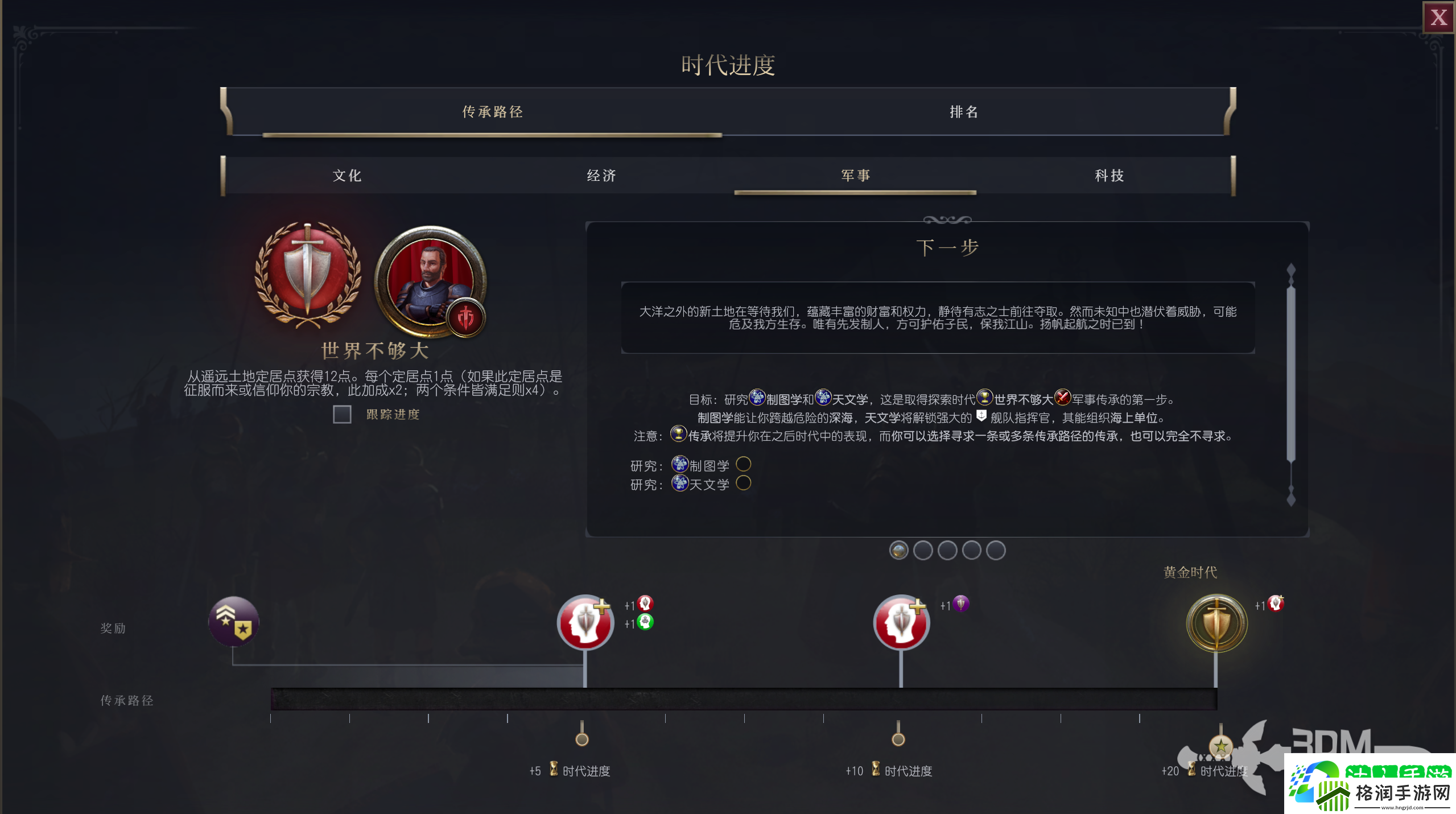 文明7传承之路军事目标介绍