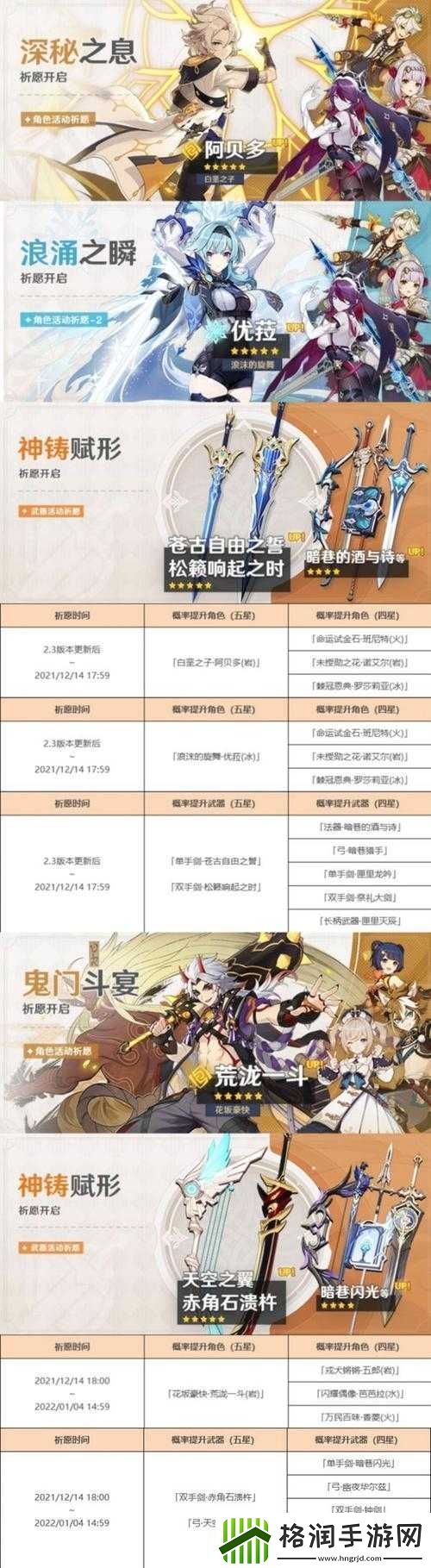 原神1.5版本第二期武器池up福利解析
