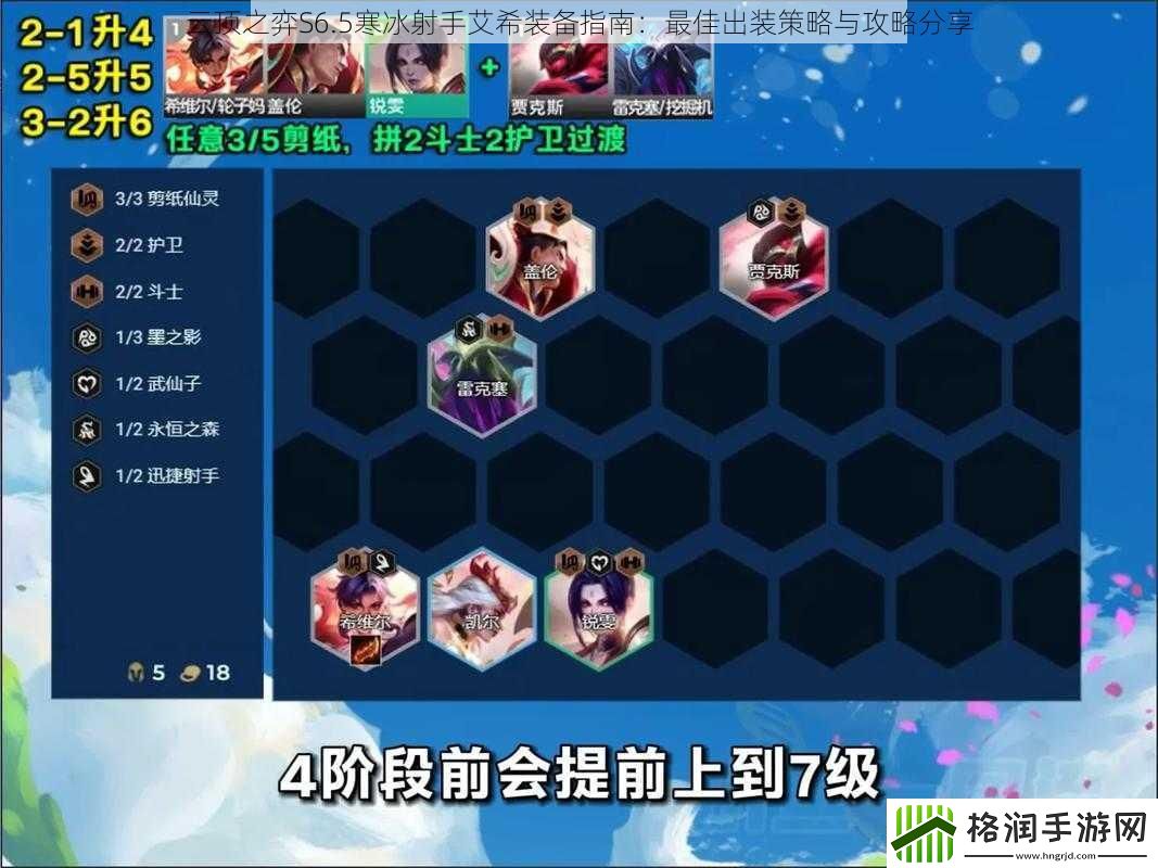 云顶之弈S6.5寒冰射手艾希装备指南