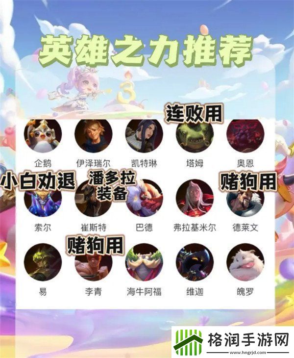 金铲铲之战s9英雄之力怎么选