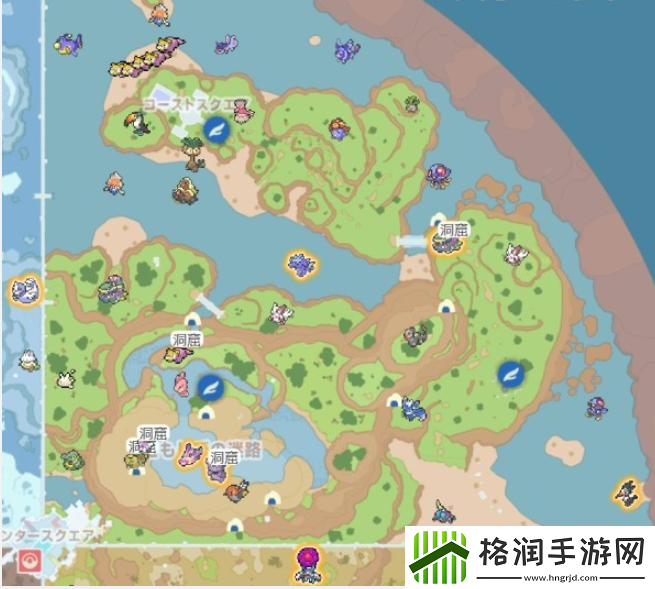 宝可梦朱紫dlc2海岸区定点宝可梦位置大全