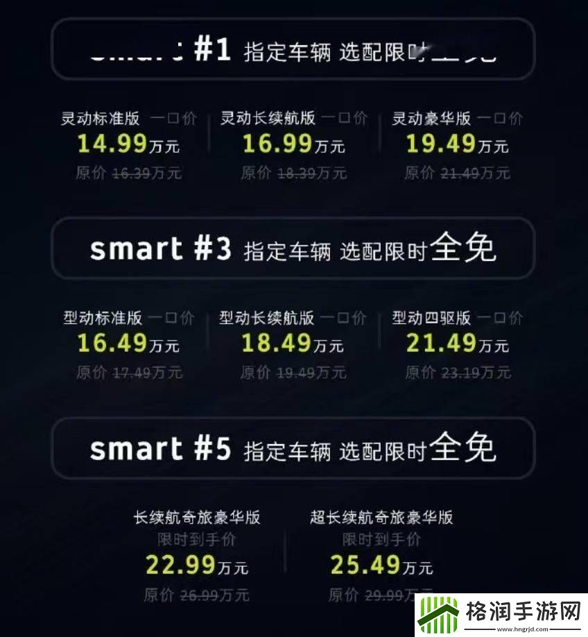 smart精灵系列一口价来袭